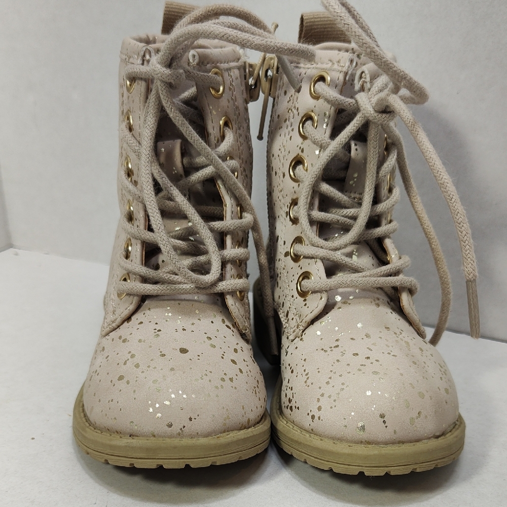 Cup Cake Couture Kids Silver Specks Booties